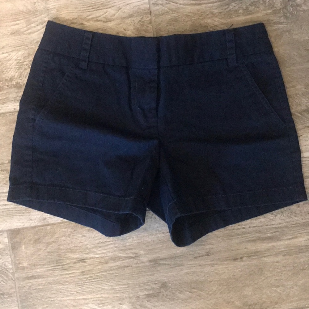 Navy blue chino shorts